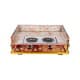 ALSANIDI, Heritage Wooden Stove, Heating Stove, Red, Size 55*75 Cm