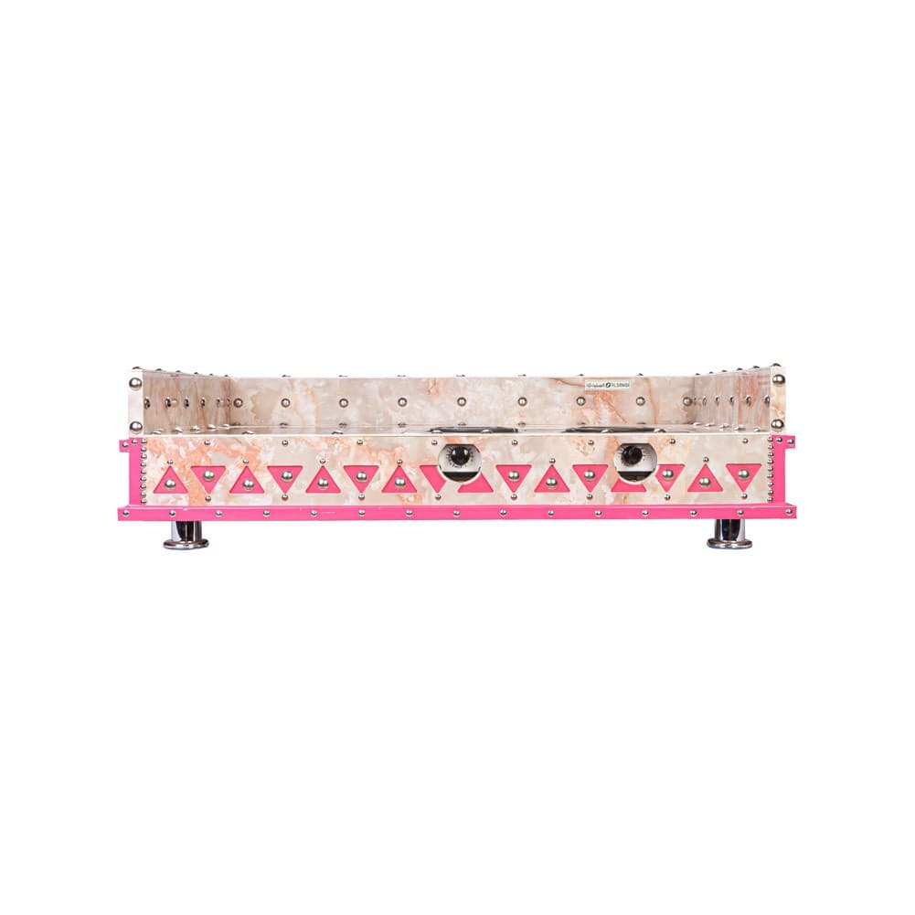 ALSANIDI, Heritage Wooden Stove, Heating Stove, Pink, Size 60*100 Cm