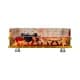 ALSANIDI, Heritage Wooden Stove, Heating Stove, Red, Size 55*75 Cm