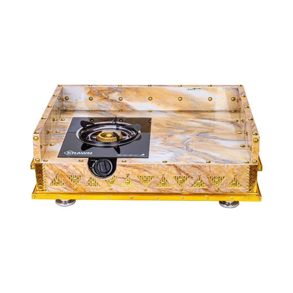 ALSANIDI, Heritage Wooden Stove, Heating Stove, Milky , Size 55*75 Cm