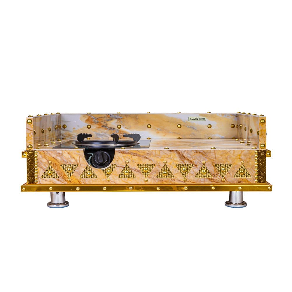 ALSANIDI, Heritage Wooden Stove, Heating Stove, Milky , Size 55*75 Cm