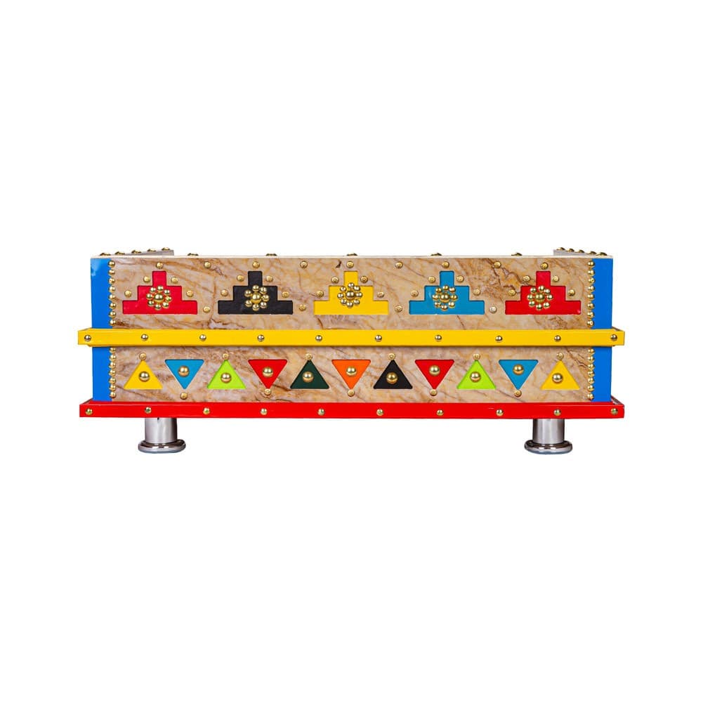 ALSANIDI, Heritage Wooden Stove, Heating Stove, Milky , Size 55*75 Cm