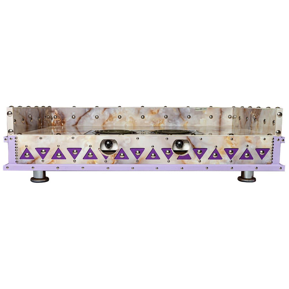 ALSANIDI, Heritage Wooden Stove, Heating Stove, Lilac, Size 60*100 Cm
