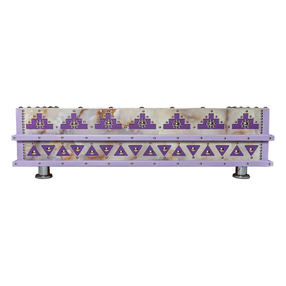ALSANIDI, Heritage Wooden Stove, Heating Stove, Lilac, Size 60*100 Cm