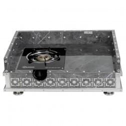 ALSANIDI, Heritage Wooden Stove, Heating Stove, Gray, Size 55*75 Cm