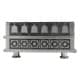 ALSANIDI, Heritage Wooden Stove, Heating Stove, Gray, Size 55*75 Cm