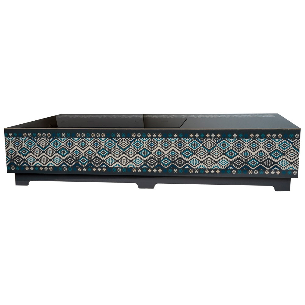 ALSANIDI, Heritage Wooden Stove, Heating Stove, Navy Blue, Size 70*120 Cm