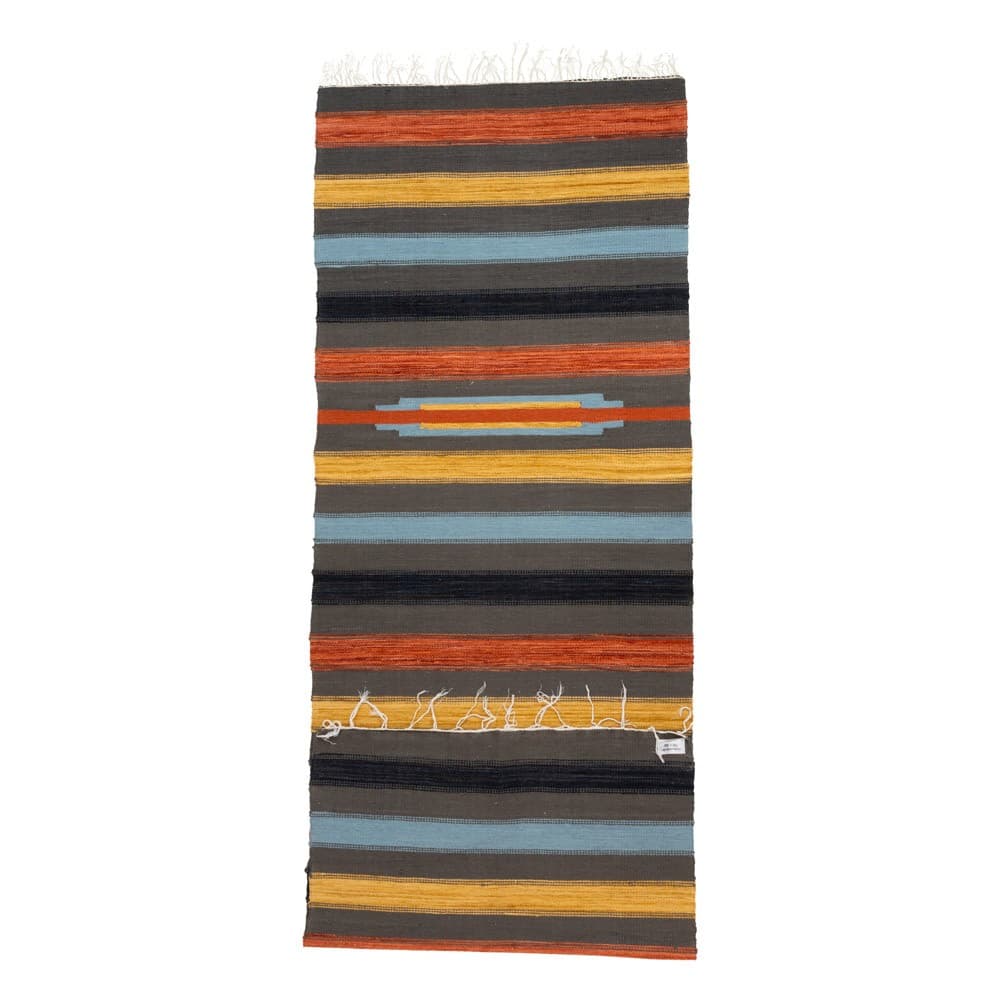 ALSANIDI, Egyptian Handmade Wool mat, Multicolored , Size300*100Cm