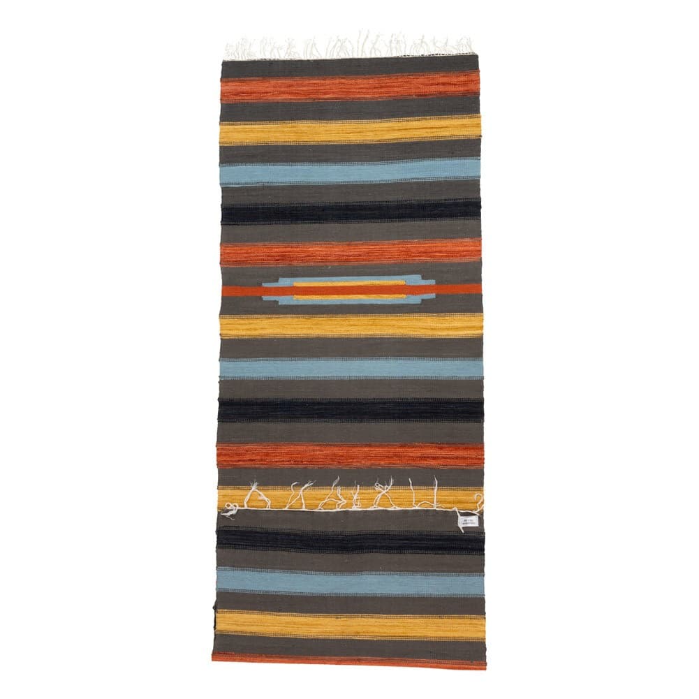 ALSANIDI, Egyptian Handmade Wool mat, Multicolored , Size300*100Cm