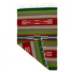 ALSANIDI, Egyptian Handmade Wool mat, Multicolored , Size150*100Cm
