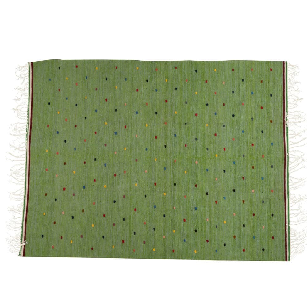 ALSANIDI, Egyptian Handmade Wool mat, Multicolored , Size200*150Cm