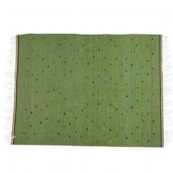ALSANIDI, Egyptian Handmade Wool mat, Multicolored , Size200*150Cm