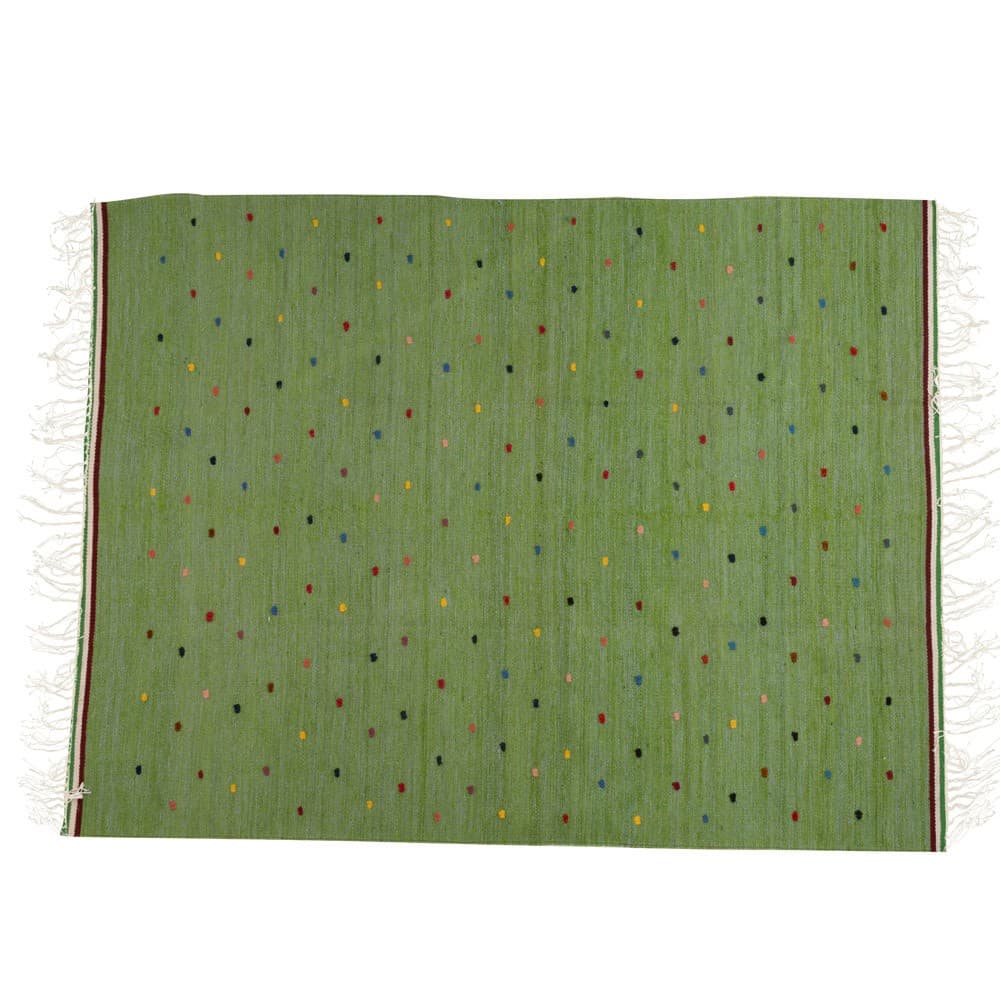 ALSANIDI, Egyptian Handmade Wool mat, Multicolored , Size200*150Cm