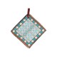 ALSANIDI, Hot pot holder, Coffee Brown, Size 17*17 Cm