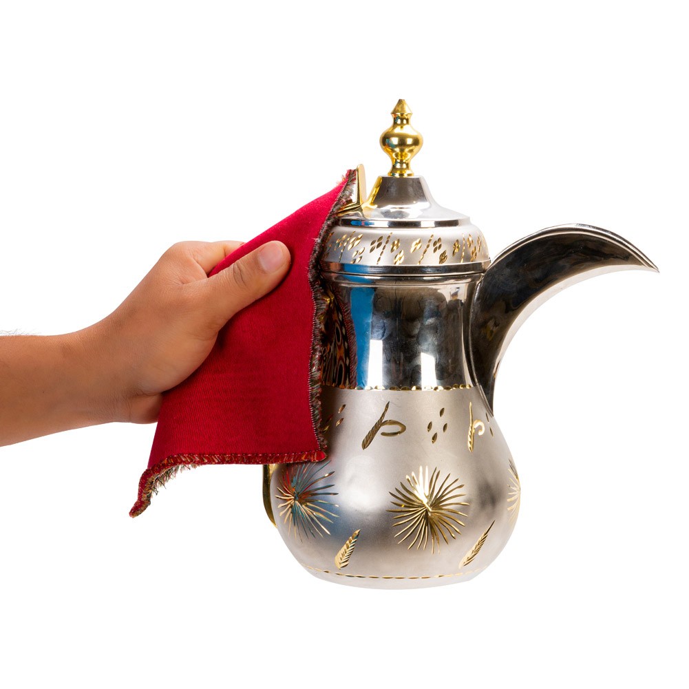 ALSANIDI, Hot pot holder, Cadet Blue, Size 17*17 Cm