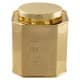 ALSANIDI, Indian Stainless steel Spices storage, Tea, coffee and sugar storage for trips, Gold, capacity 750 ml