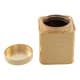 ALSANIDI, Indian Stainless steel Spices storage, Tea, coffee and sugar storage for trips, Gold, capacity 750 ml