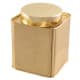 ALSANIDI, Indian Stainless steel Spices storage, Tea, coffee and sugar storage for trips, Gold, capacity 750 ml