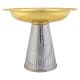 ALSANIDI, Indian Copper dates storage, dates Storage, Silver*Gold, Size 30 Cm