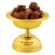 ALSANIDI, Indian Copper dates storage, dates Storage, Silver, Size 18 Cm
