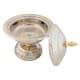ALSANIDI, Indian Copper dates storage, dates Storage, Silver*Gold, Size 16 Cm