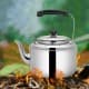 ALSANIDI, Korean teapot, Stainless steel teapot, Silver, capacity 4 L