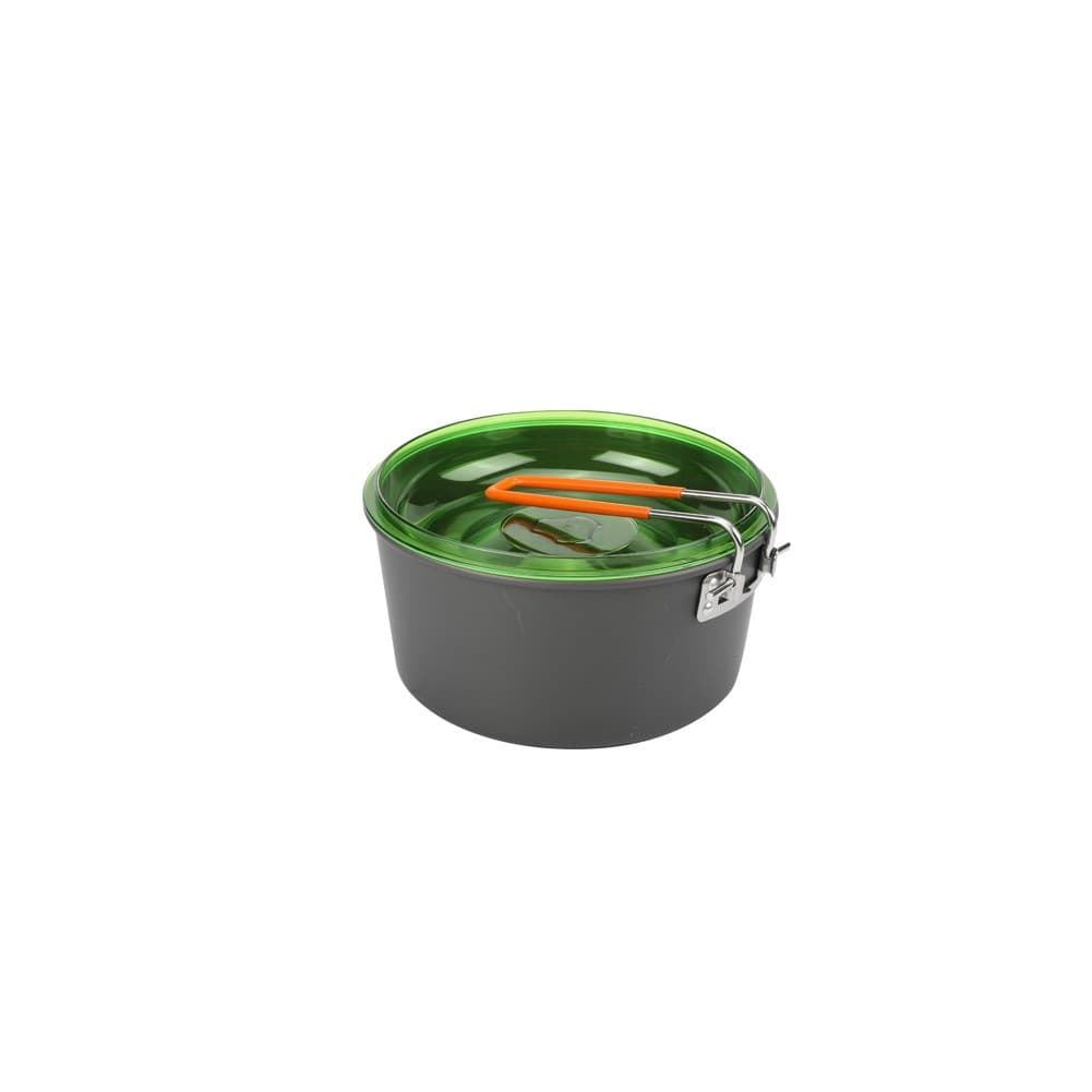 TIERRA, Multi-use cooking pot, Hiking pot, Gray, Size 21.5 Cm
