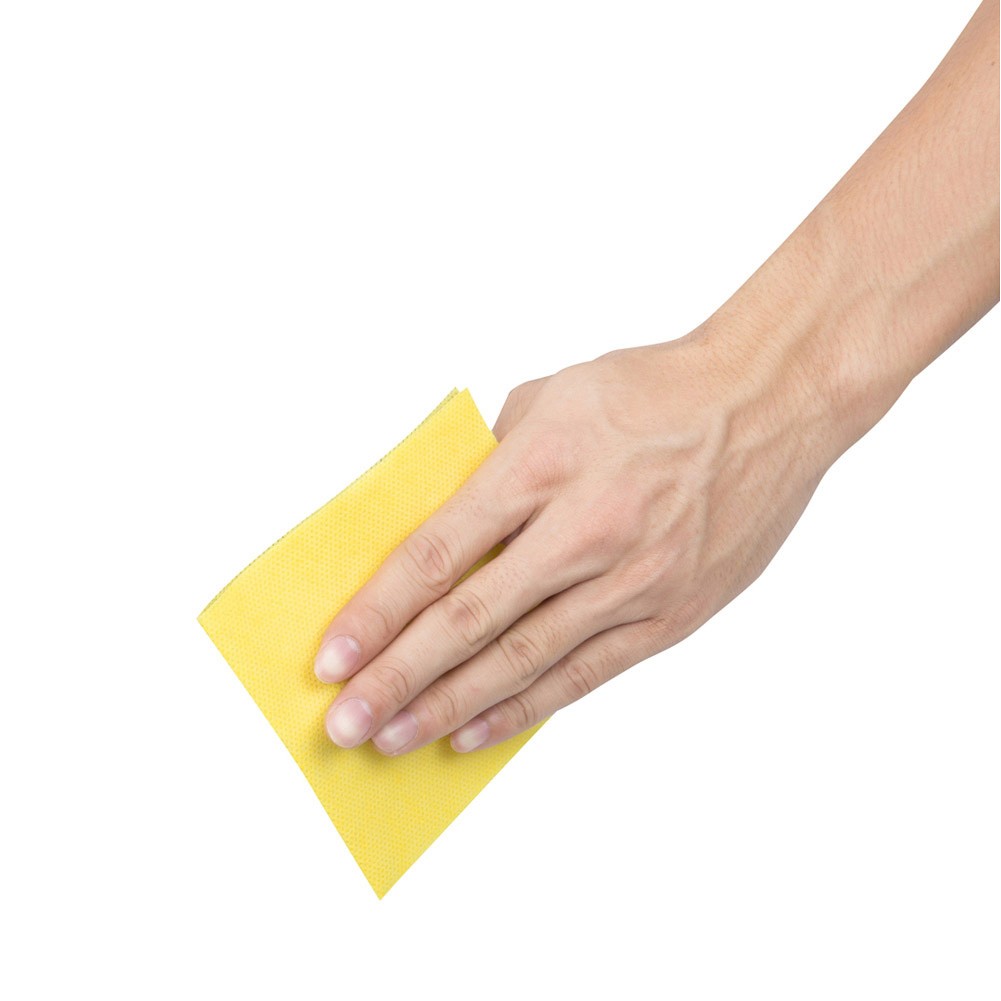 TIERRA, Soap Paper Wipes for Cleaning Dishes and Cooking Utensils, Yellow, Set 15 pcs Size 200*290 mm
