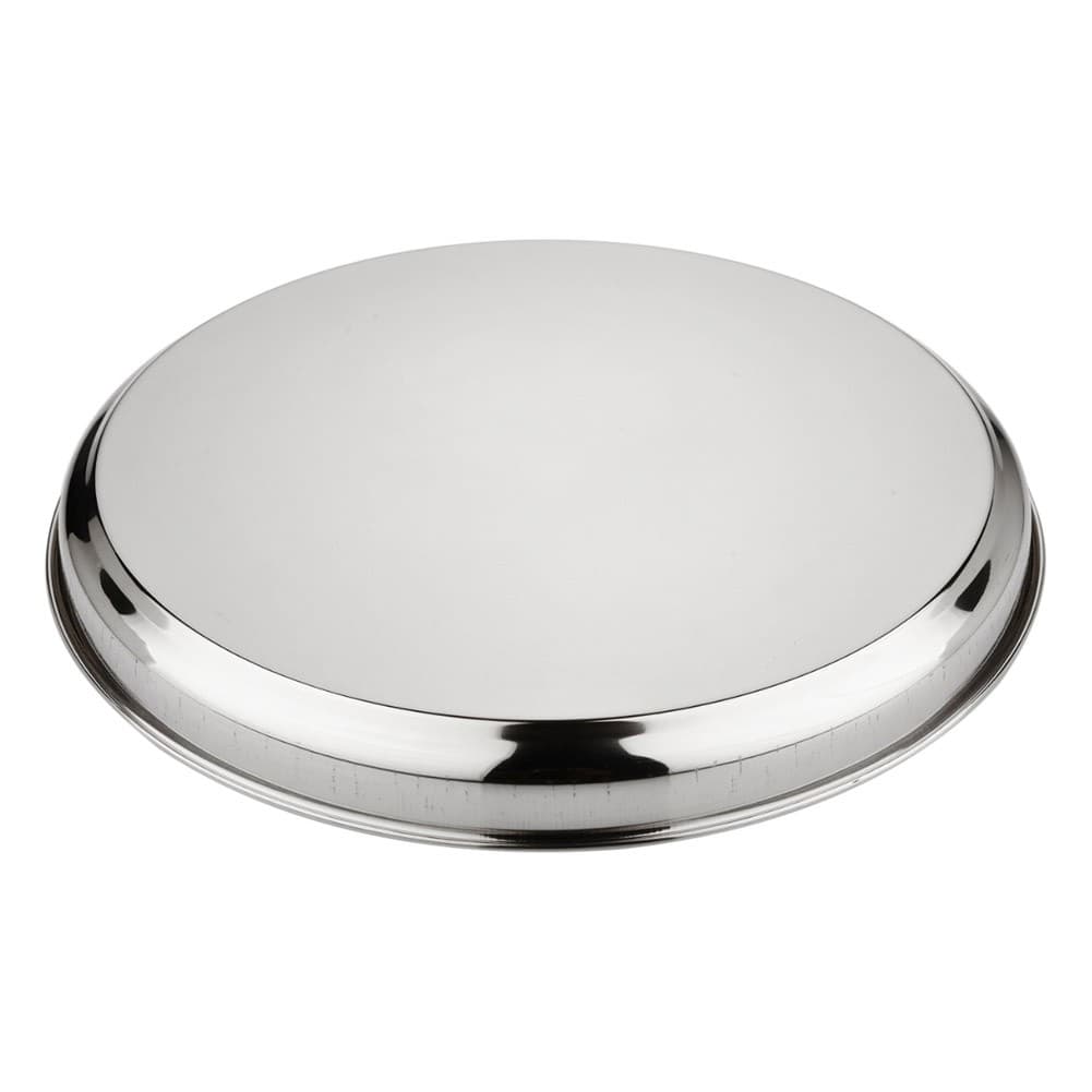 ALSANIDI, Indian Stainless Steel Bowel, Trips plates, Silver, Size 45 Cm