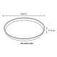 ALSANIDI, Indian Stainless Steel Bowel, Trips plates, Silver, Size 45 Cm