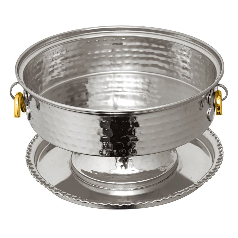 ALSANIDI, Stainless dates storage, dates Storage, Silver*Gold, capacity 722 جرام