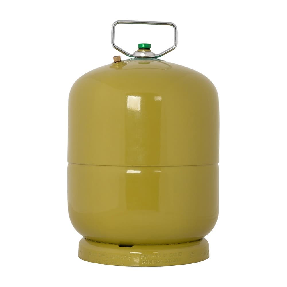PKL, Gas cylinder for trips , Trips stove, Green, capacity 3.3 Kg
