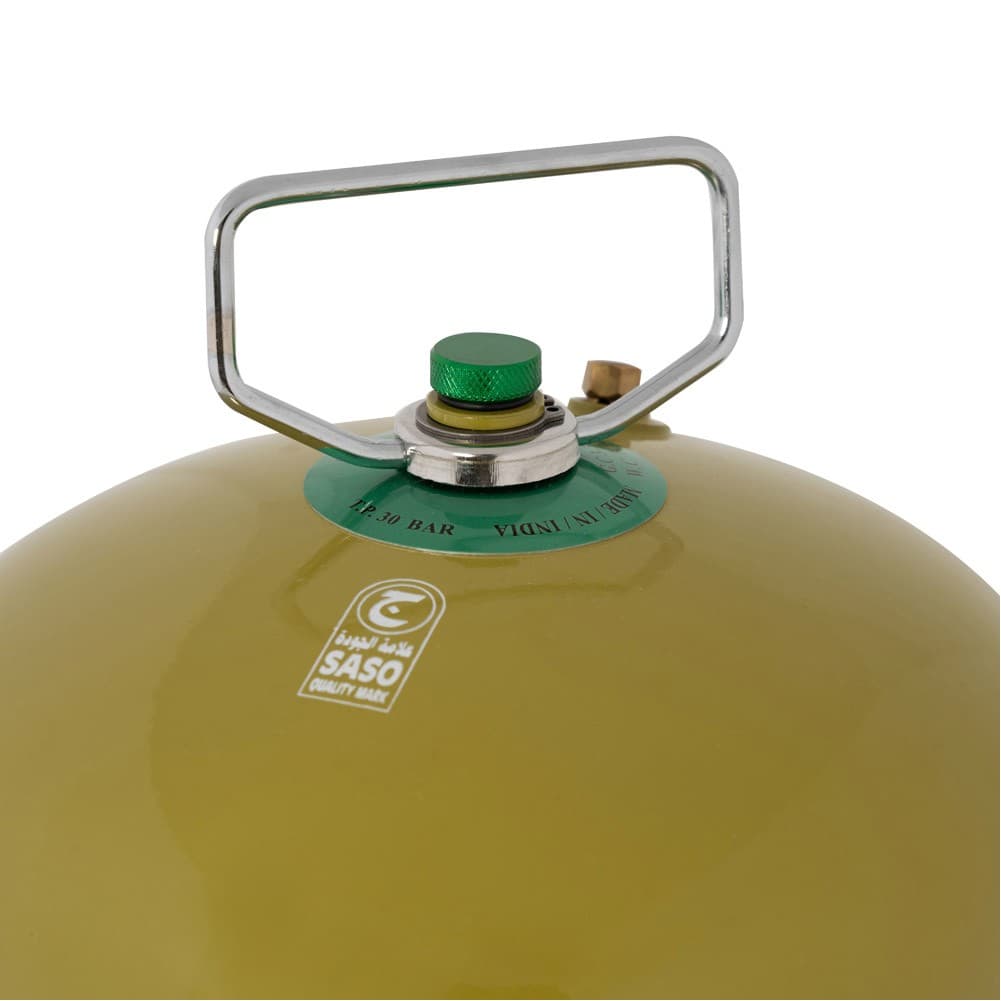 PKL, Gas cylinder for trips , Trips stove, Green, capacity 3.3 Kg