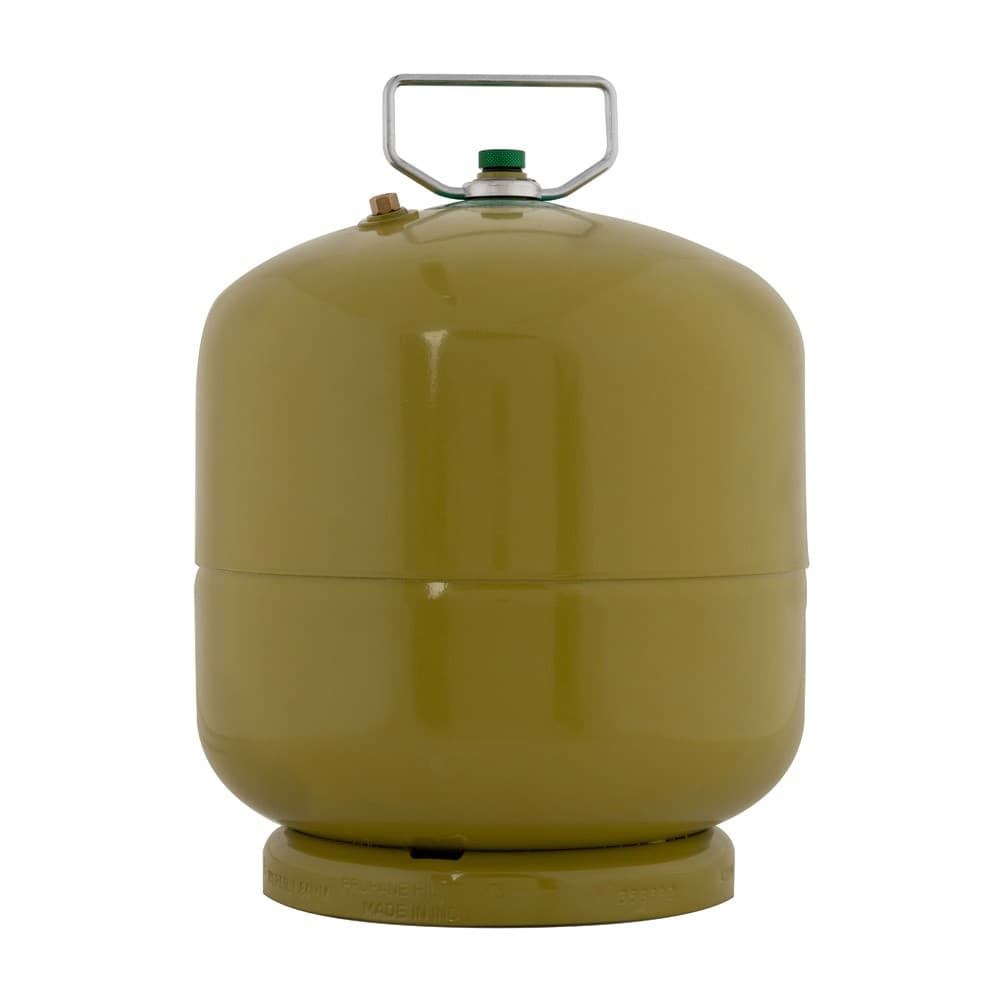 PKL, Gas cylinder for trips , Trips stove, Green, capacity 4 Kg