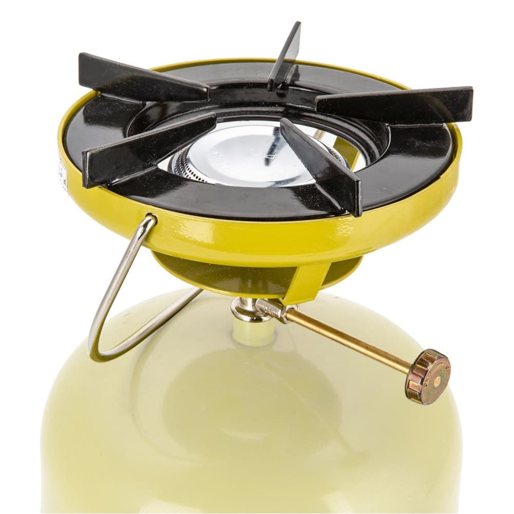 PKL, Indian camping gas stove, Stove Burner Head, Green, Size 18 Cm