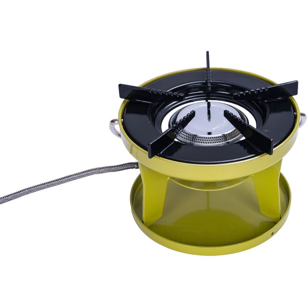 PKL, Surhead indian Gas Stove for camping, Small gas stove, Green, Size 19 Cm