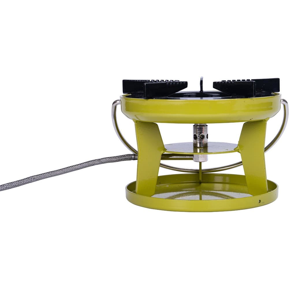 PKL, Surhead indian Gas Stove for camping, Small gas stove, Green, Size 19 Cm