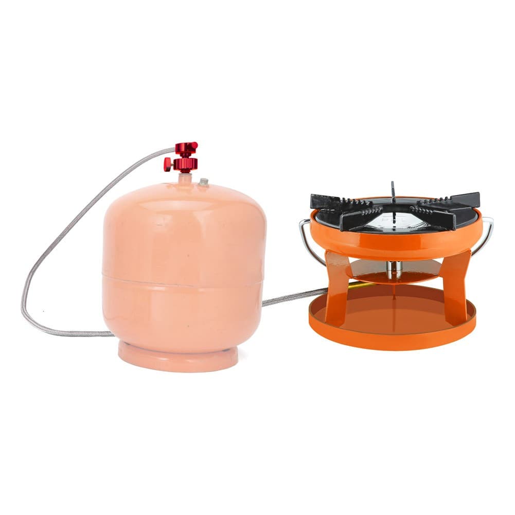 PKL, Surhead indian Gas Stove for camping, Small gas stove, Orang, Size 19 Cm