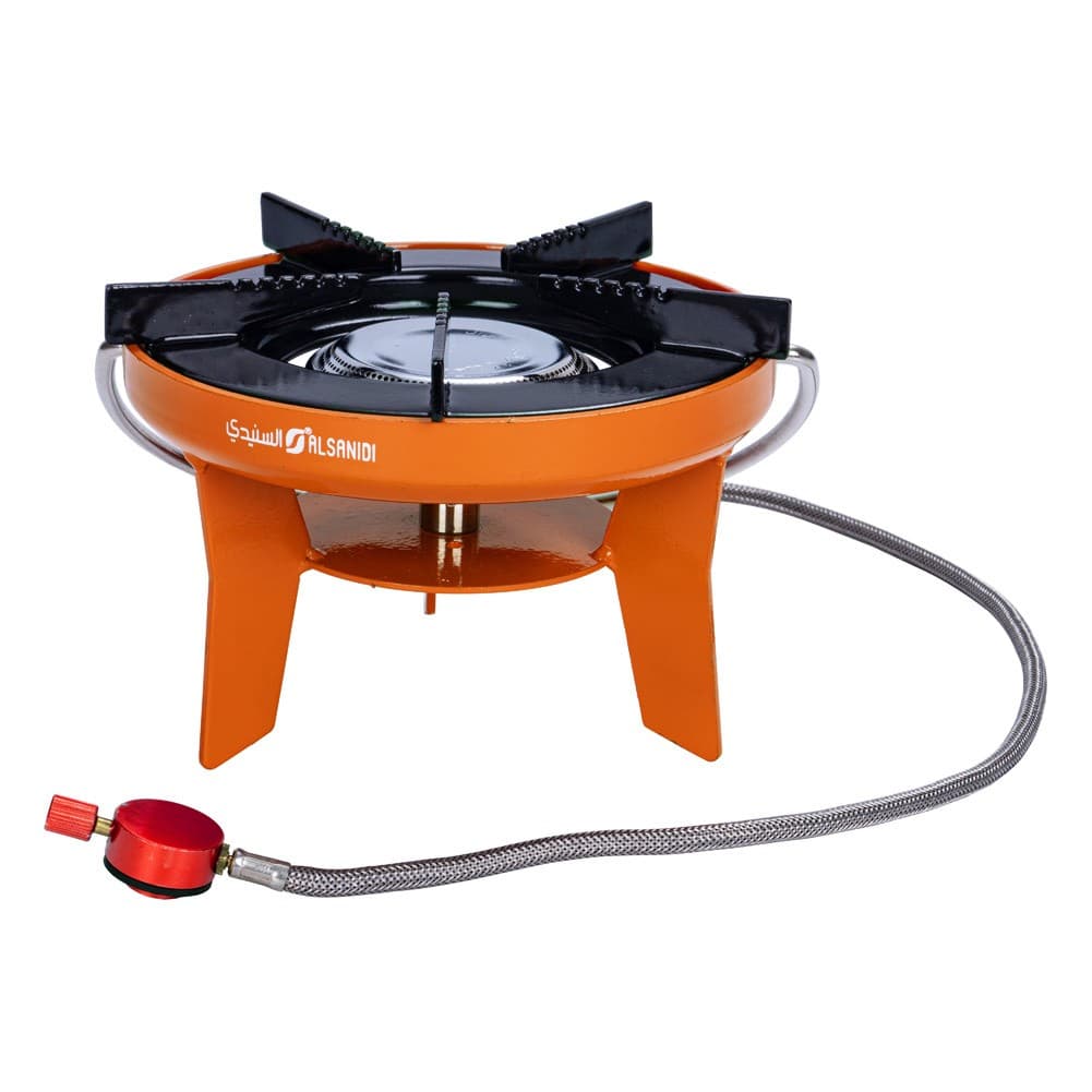 PKL, Surhead indian Gas Stove for camping, Small gas stove, Orang, Size 19 Cm