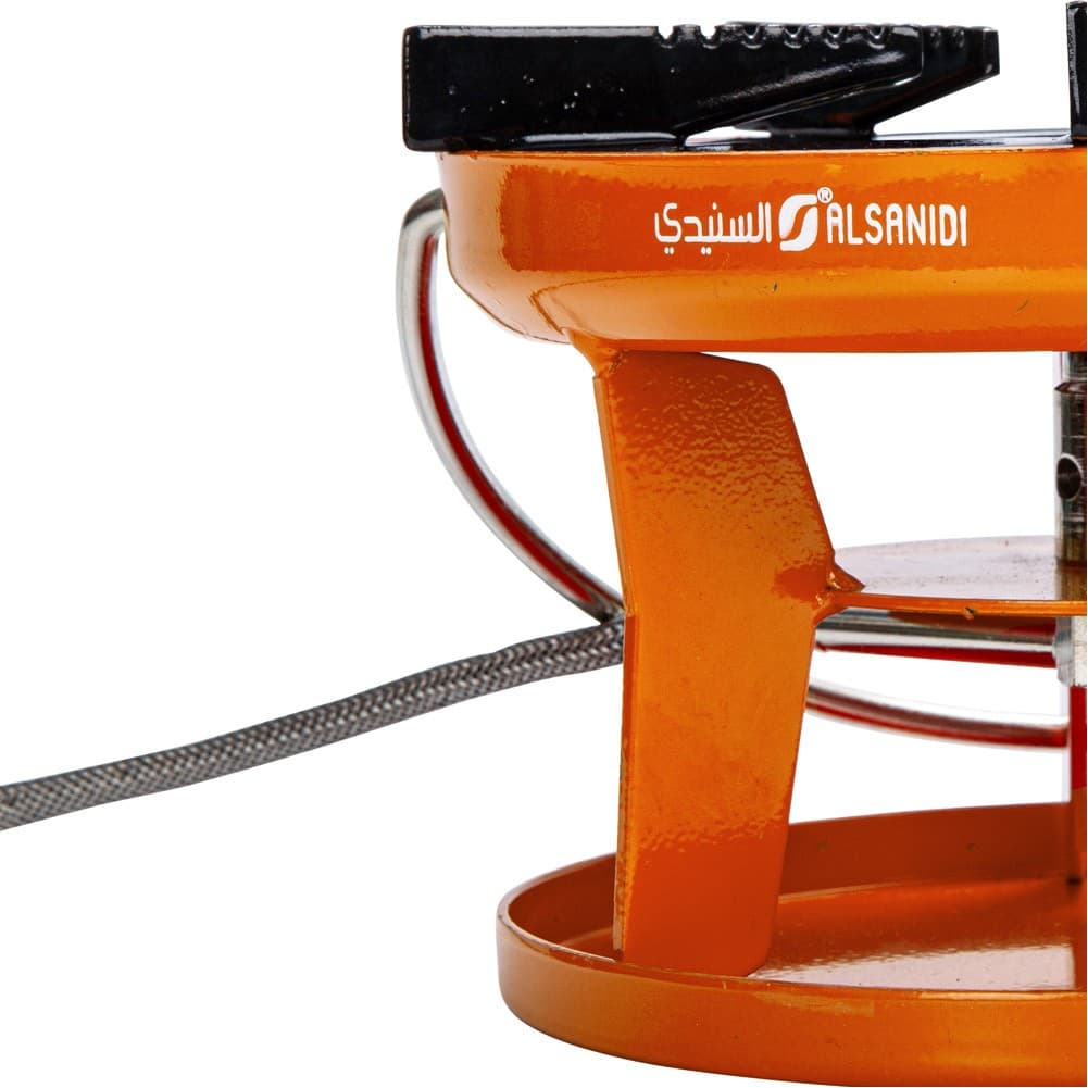 PKL, Surhead indian Gas Stove for camping, Small gas stove, Orang, Size 19 Cm