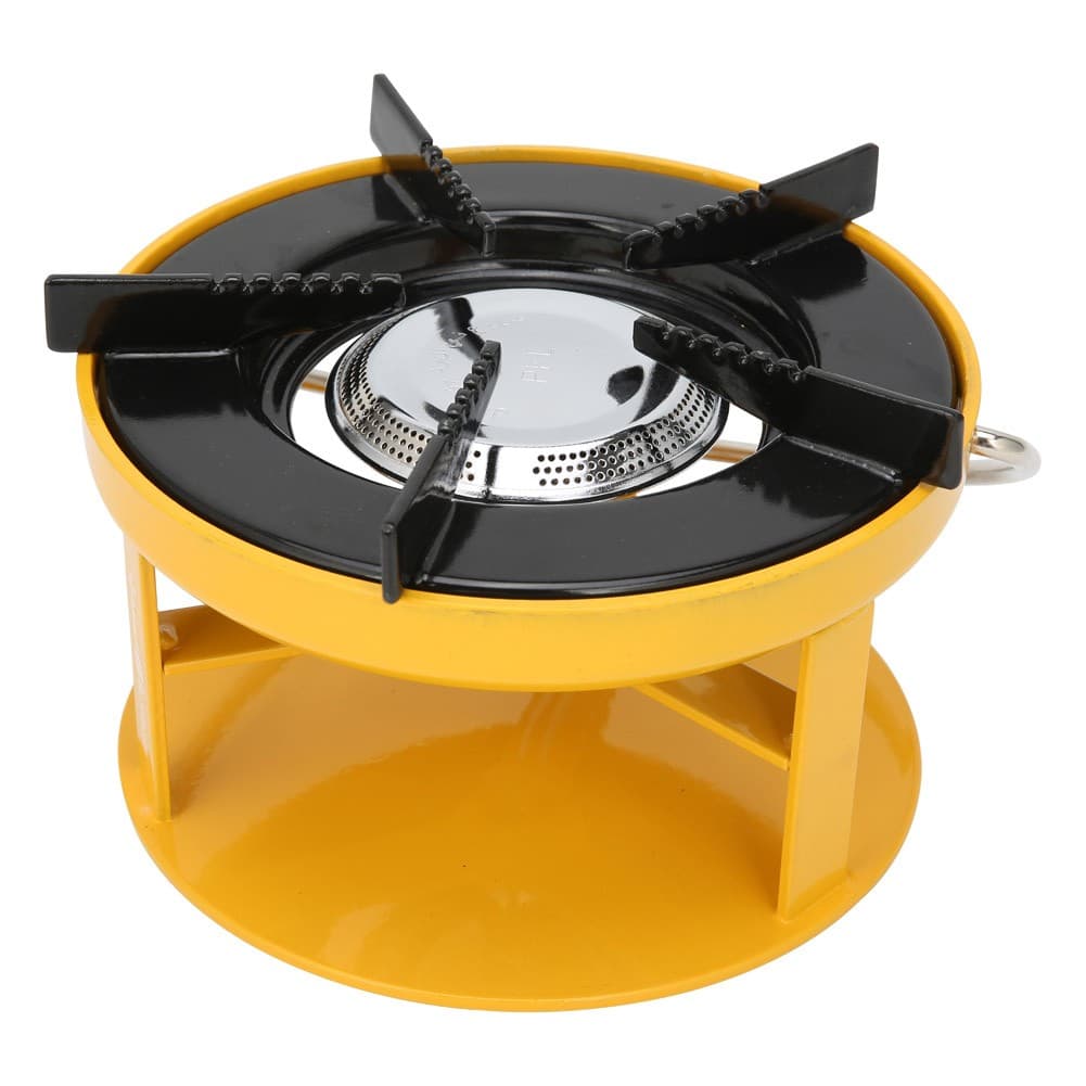 PKL, Surhead indian Gas Stove for camping, Small gas stove, Yellow, Size 18.5 Cm