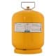 PKL, Gas cylinder for trips , Trips stove, Yellow, capacity 3.3 Kg