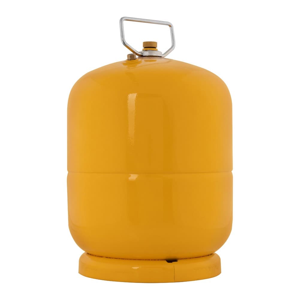 PKL, Gas cylinder for trips , Trips stove, Yellow, capacity 3.3 Kg