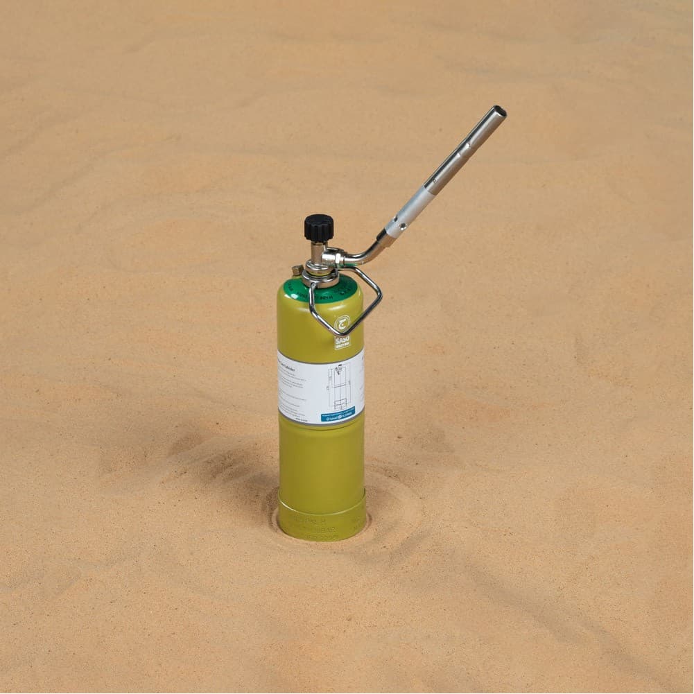 PKL, Gas cylinder for trips , Trips stove, Green, capacity 0.34 Kg