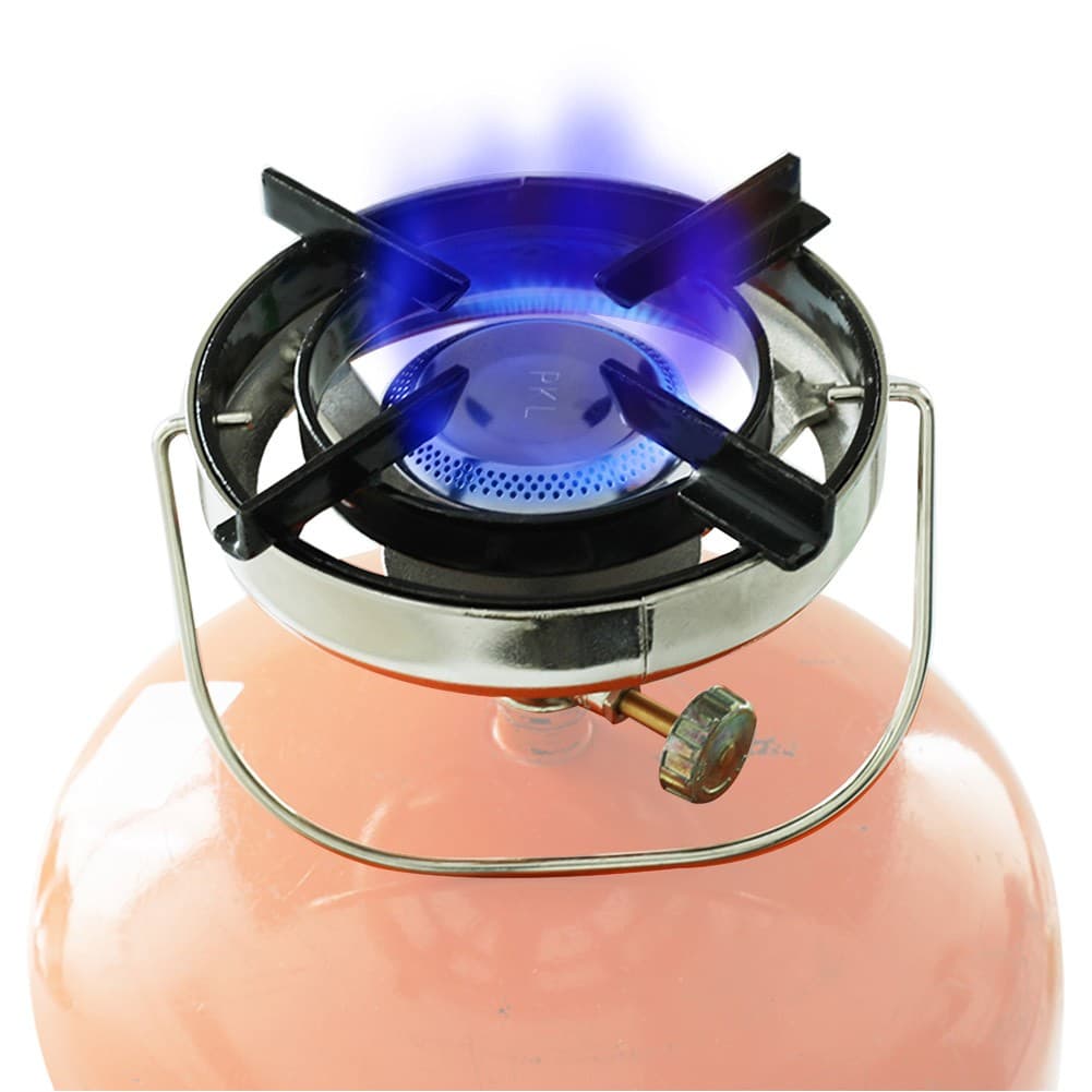 PKL, Indian camping gas stove, Stove Burner Head, Silver, Small