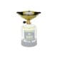 PKL, Small gas stove for trips, Foldable Small Camping stove, Silver, burner medium