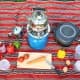 PKL , Indian camping gas stove, Stove Burner Head, Silver, big