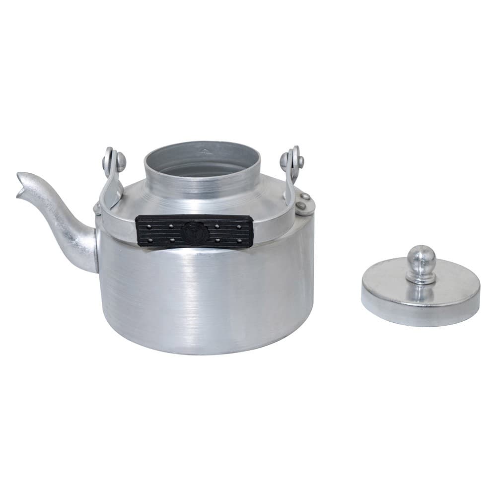 Abu Taj, Indian Aluminum teapot, Teapot, Silver, Size 14 Cm