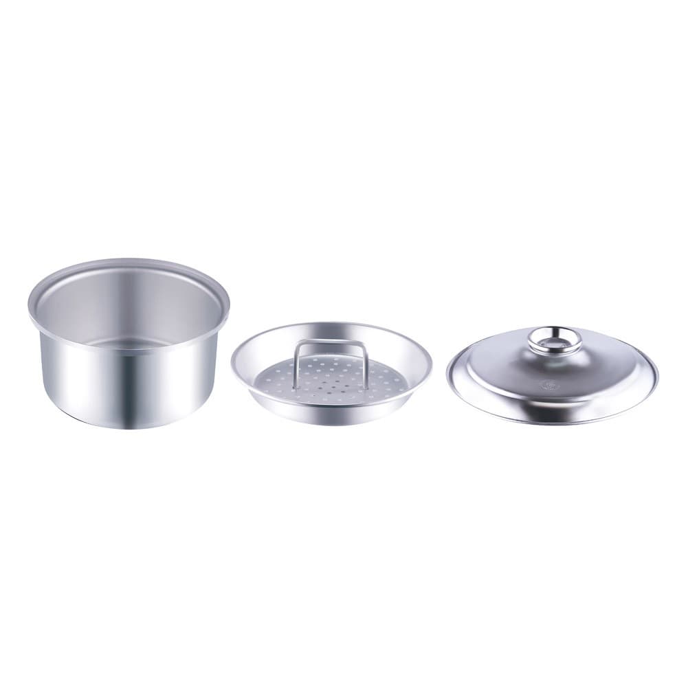 ALSANIDI, Mandi cooking pot, Aluminum pot for mandi, Silver, capacity 7.5 L