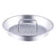 ALSANIDI, Mandi cooking pot, Aluminum pot for mandi, Silver, capacity 7.5 L